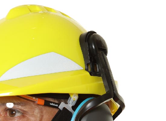 Protector Auditivo de copa L-320 para casco